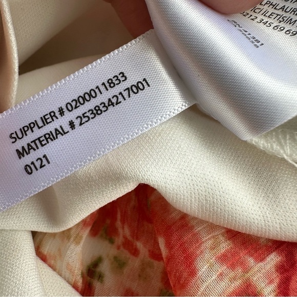 LAUREN Ralph Lauren Floral Ruffle-Trim Georgette Gown, size 8 - Picture 12 of 14